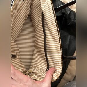 Kate Spade medium leather satchel dark brown